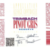 Trimbach Pinot Gris Reserve  Back Label